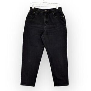 Bill Blass Black Flare Wide Leg Jeans